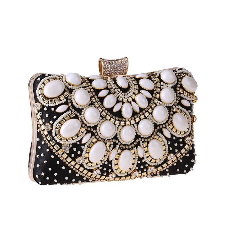 Rhinestone Clutch Bag OPARI